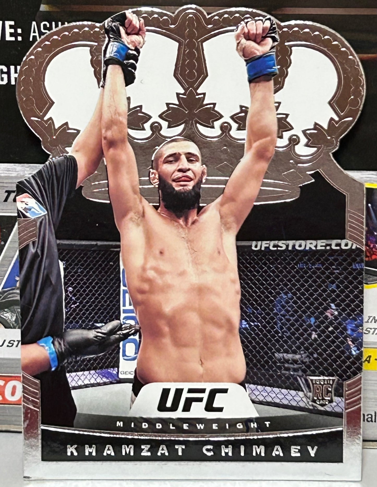 Khamzat Chimaev 2021 UFC Panini Chronicles Crown Royale ROOKIE Card