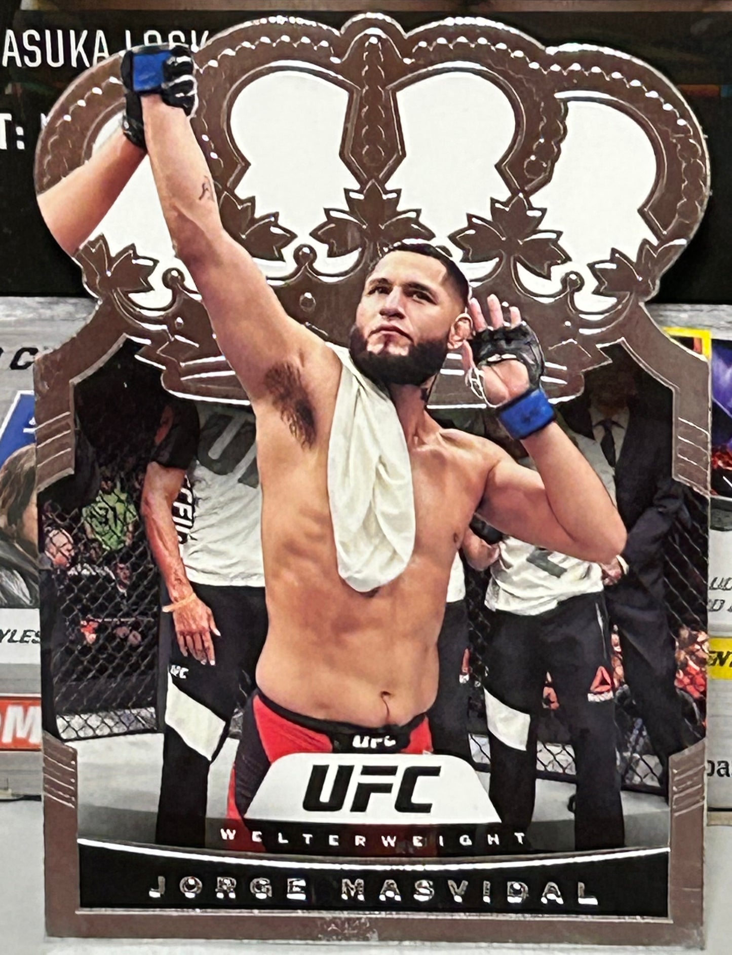 Jorge Masvidal 2021 UFC Panini Chronicles Crown Royale Card