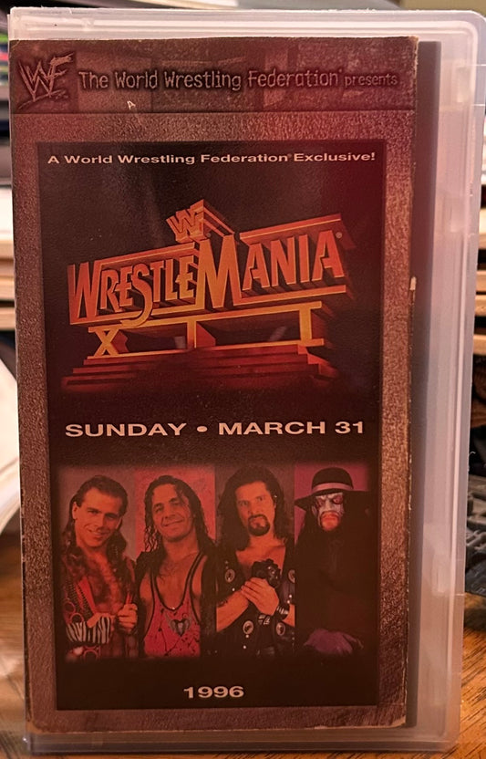 * WWF WWE “Wrestlemania 12” VHS (WWE Home Video)