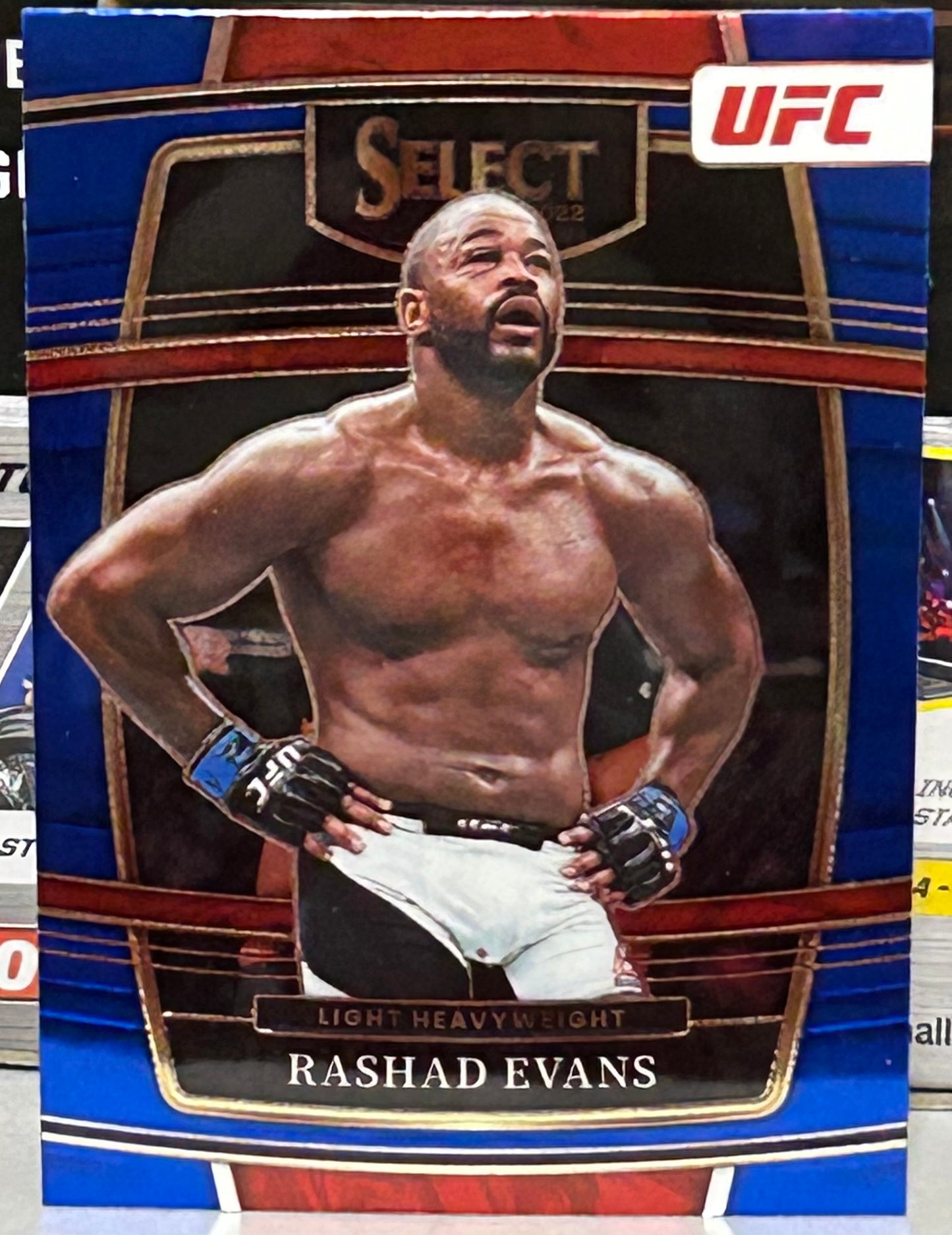 Rashad Evans 2022 UFC Panini Select Card