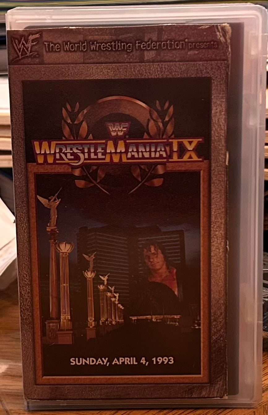 * WWF WWE “Wrestlemania 9” VHS (WWE Home Video)