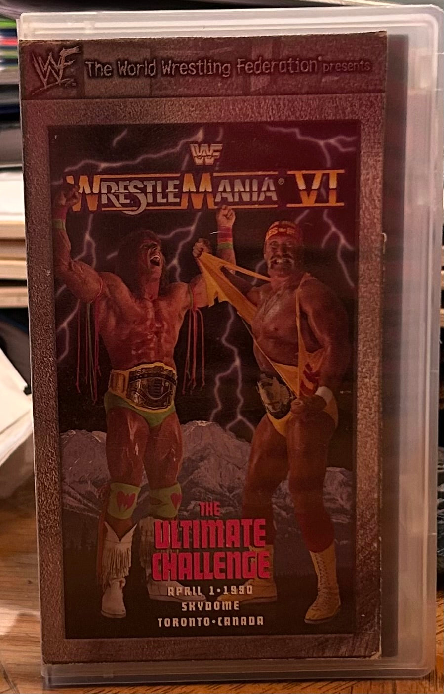 * WWF WWE “Wrestlemania 6” VHS (WWE Home Video)