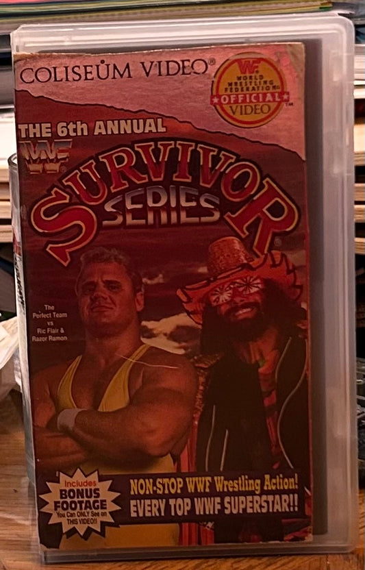 * WWF WWE “6th Annual Survivor Series” VHS (Coliseum Home Video)