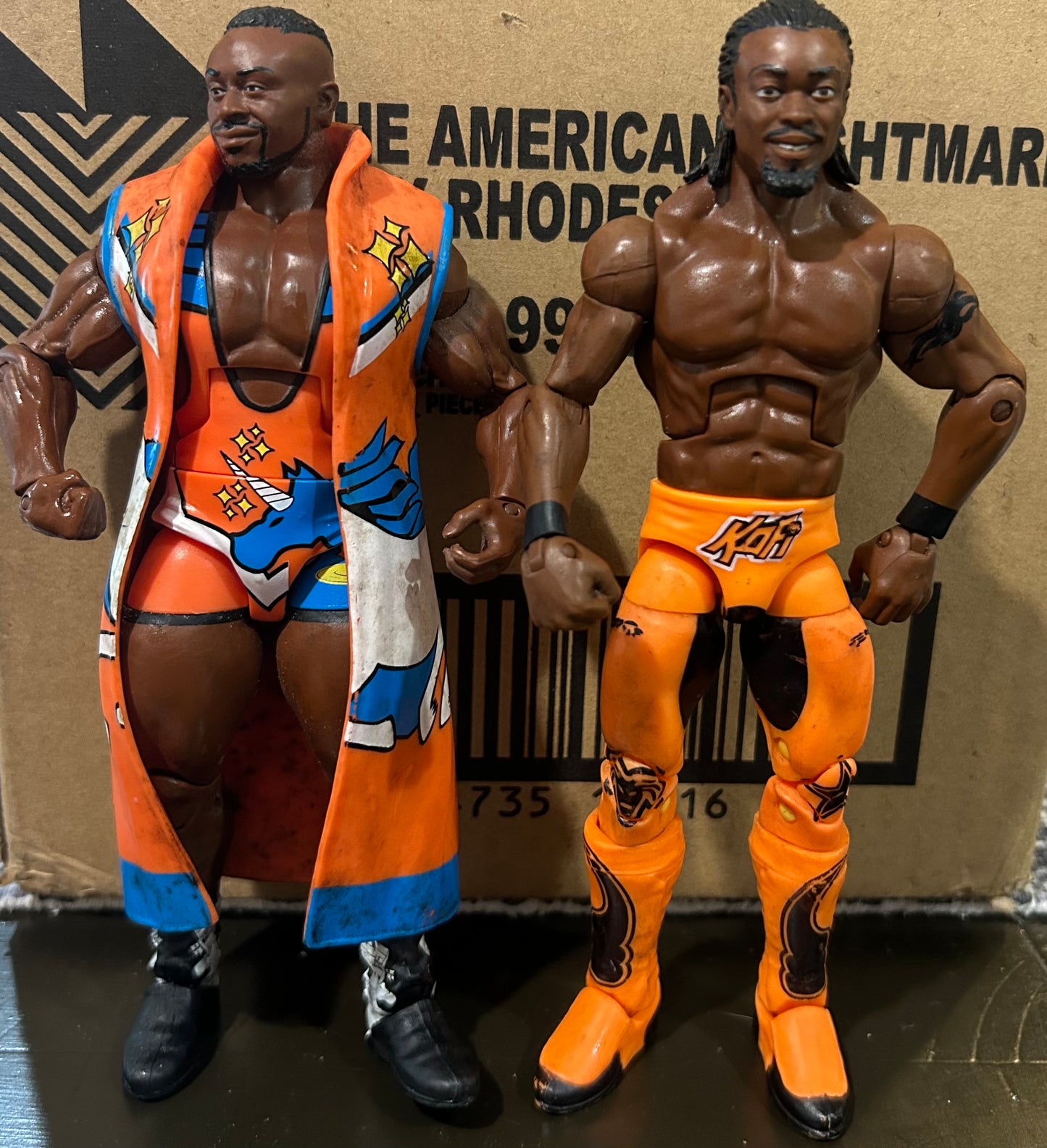 + New Day (Big E and Kofi Kingston) WWE Mattel Elite Action Figures