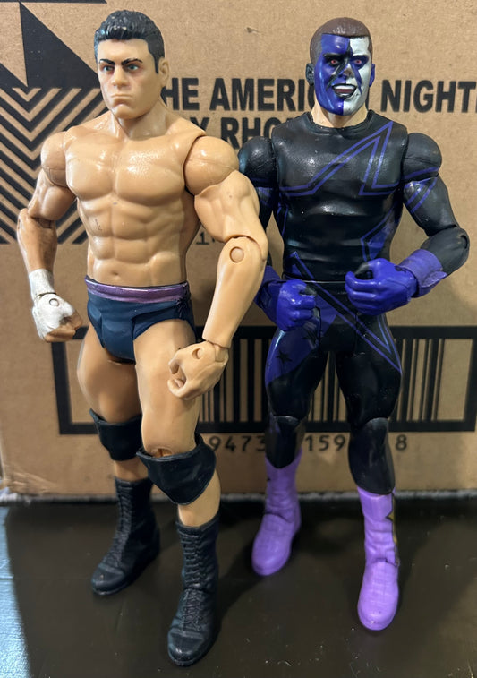 + Cody Rhodes & Stardust WWE Mattel Action Figures