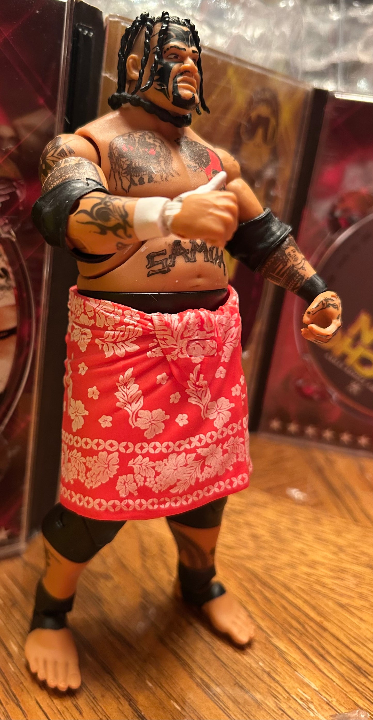 * Umaga WWE Mattel Elite Action Figure (Hard To Find)
