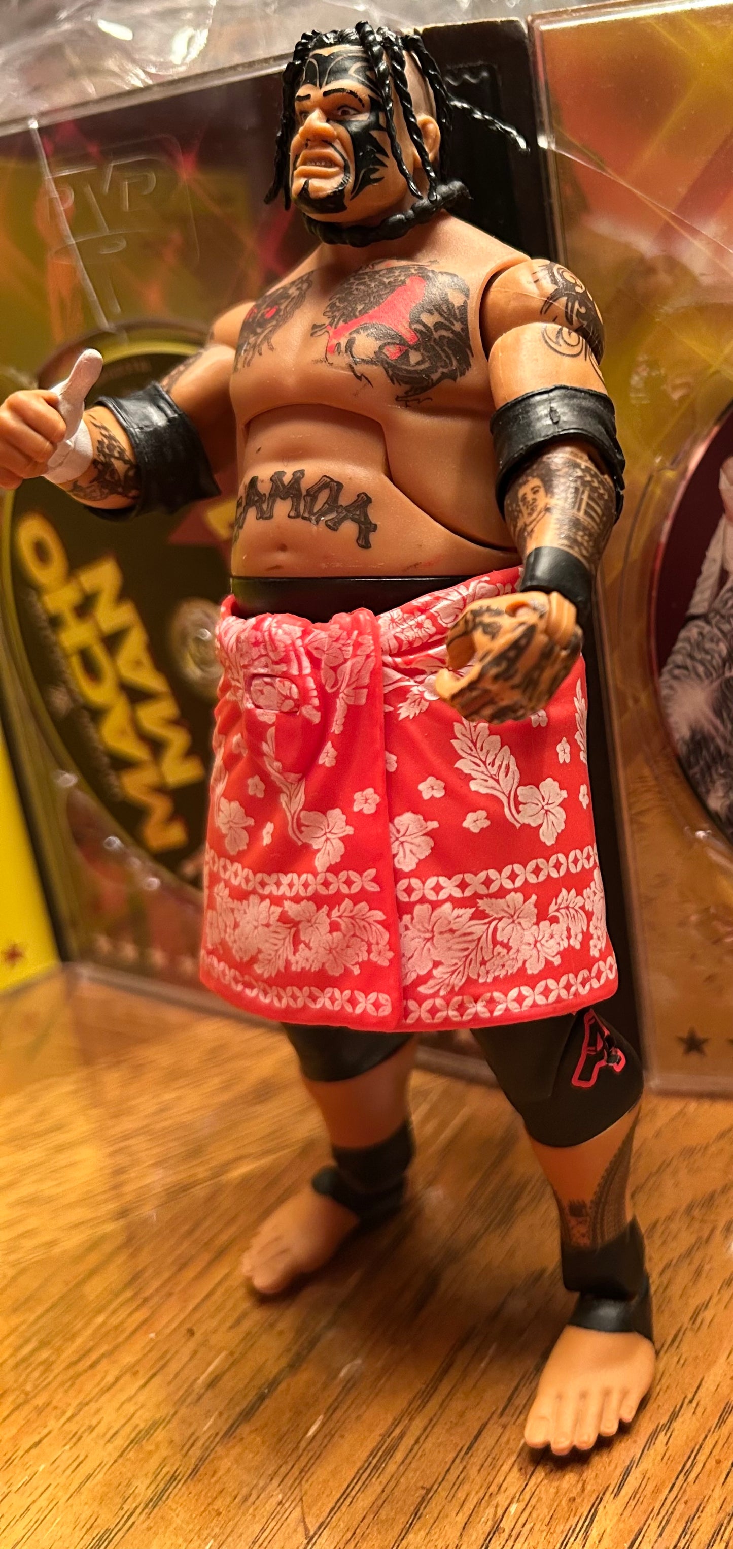 * Umaga WWE Mattel Elite Action Figure (Hard To Find)
