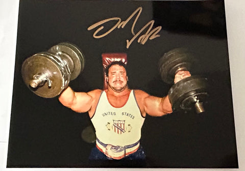 Ted Arcidi WWE Signed 8x10 Color Photo (Comes w/COA)