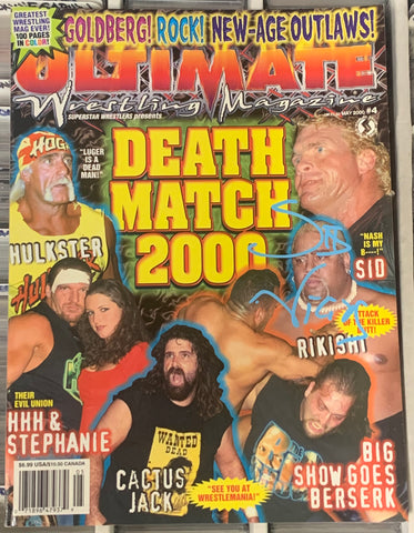 Signed by SID VICIOUS “Ultimate Wrestling Magazine” May 2000 (Comes w/COA)!!!