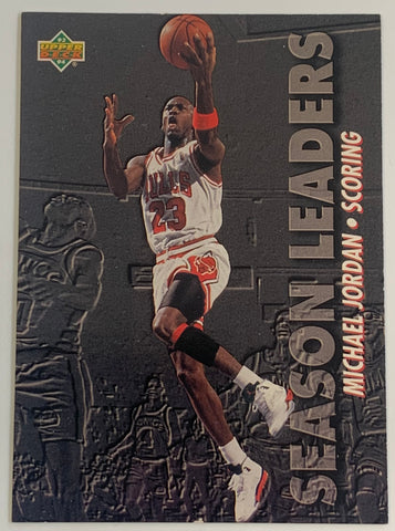 Michael Jordan 1993-94 Upoer Deck “Season Leaders” Card Chicago Bulls