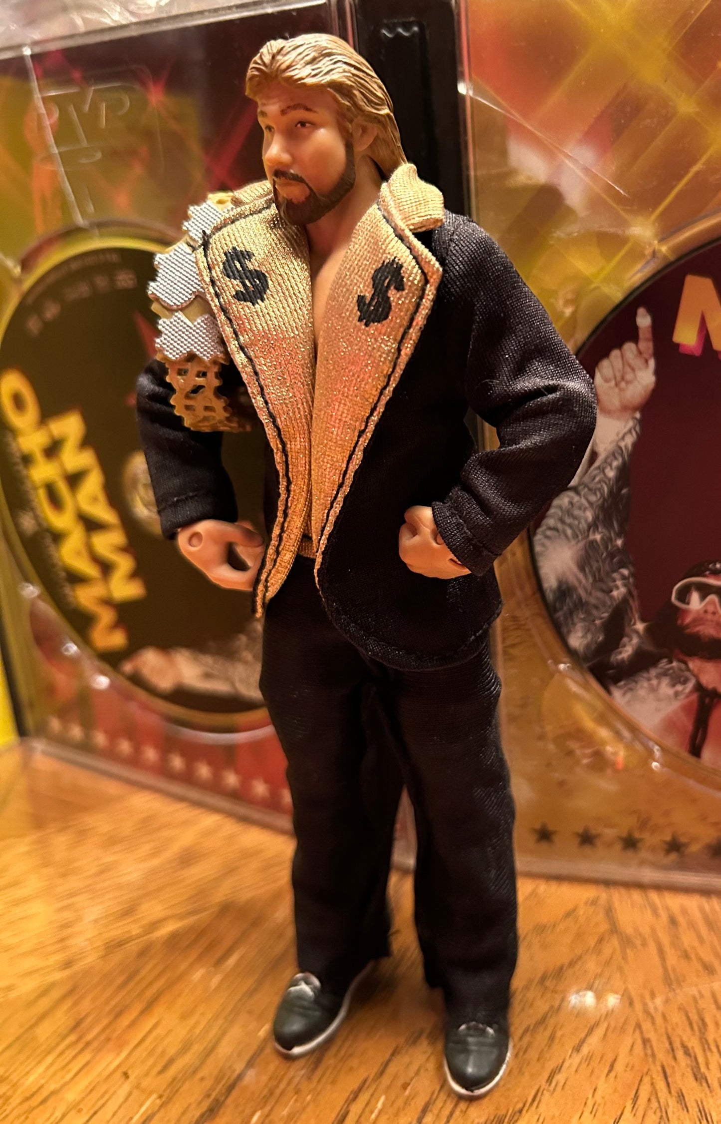 * “Million Dollar Man” Ted DiBiase WWE Elite Action Figure w/Million Dollar Belt