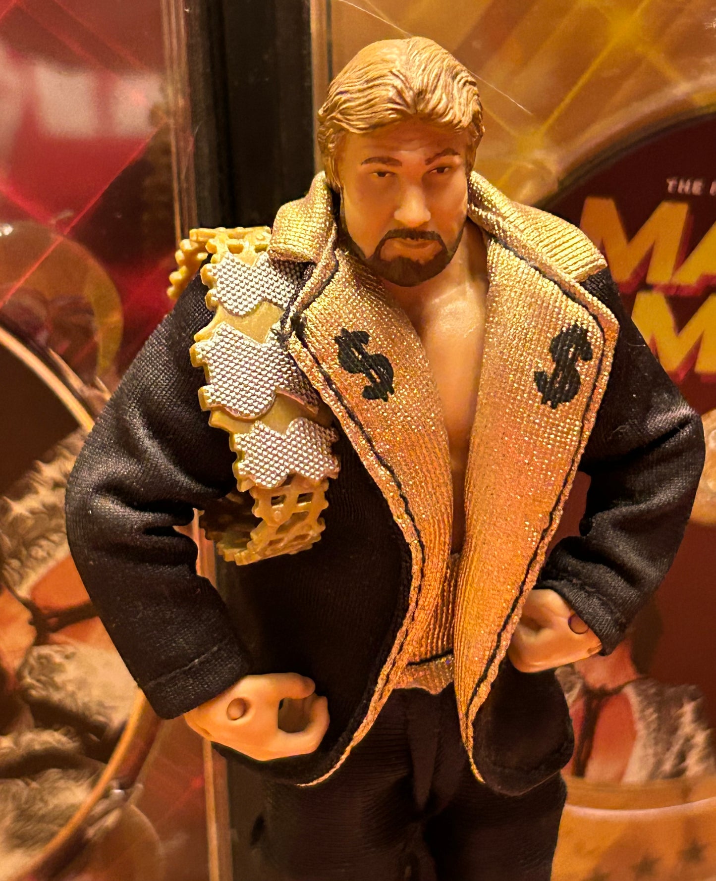 * “Million Dollar Man” Ted DiBiase WWE Elite Action Figure w/Million Dollar Belt