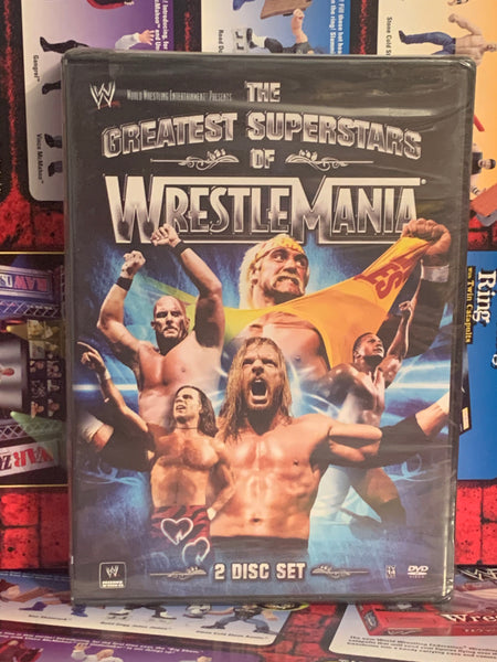 WWE The Greatest Stars of Wrestlemania DVD (2-Disc Set) Sealed – The  Wrestling Universe