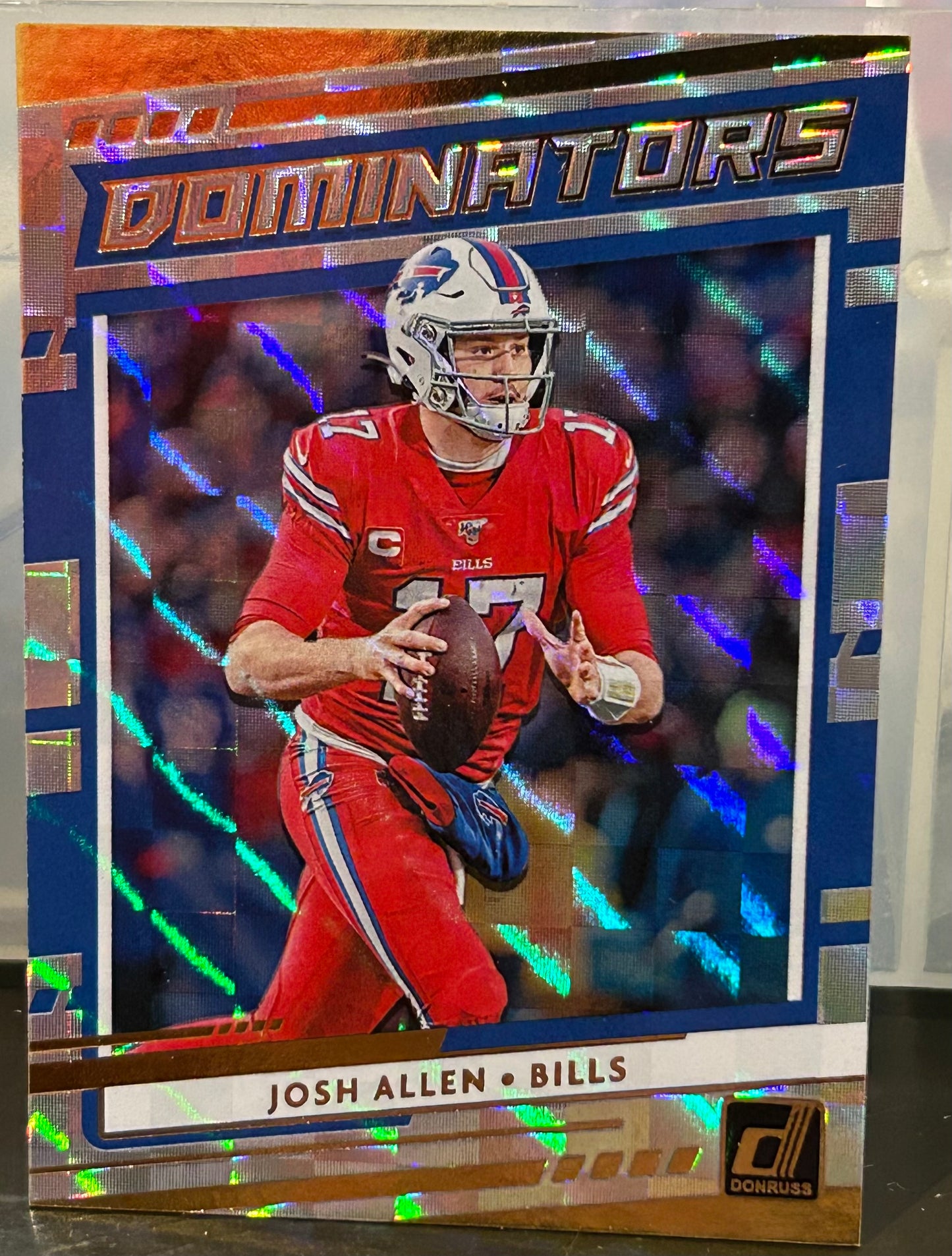 + Josh Allen 2020 Donruss DOMINATORS Foil Insert Card