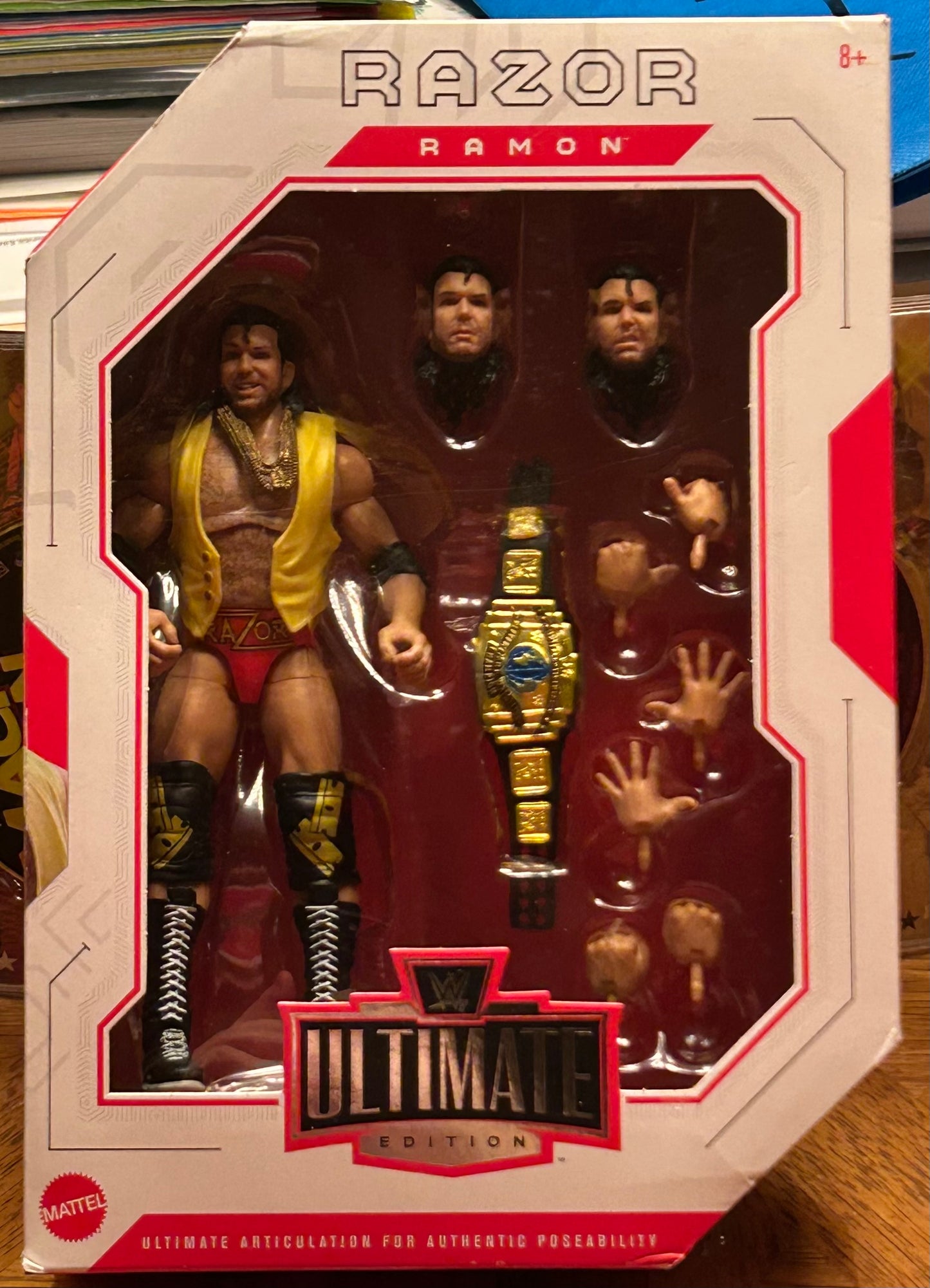 * Razor Ramon WWE Ultimate Edition Elite Figure (box opened, but figure is in Mint Condition)