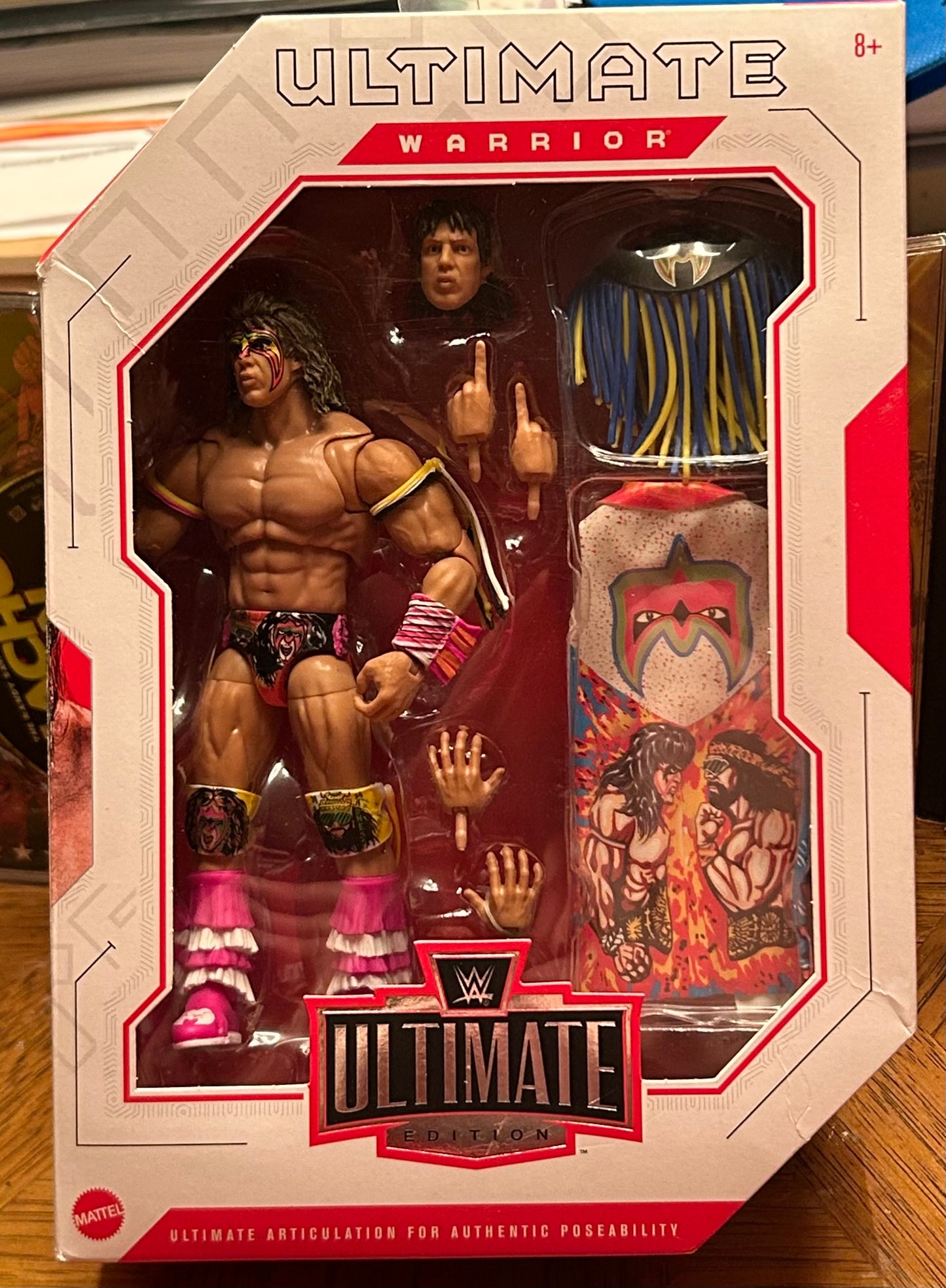 * Ultimate Warrior WWE Ultimate Edition Elite Figure (box opened, but figure is in Mint Condition)