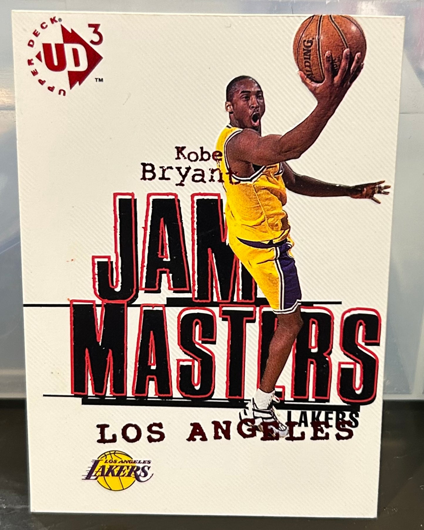 + Kobe Bryant 1997 Upper Deck UD3 “Jam Masters” Insert Card LOS ANGELES LAKERS