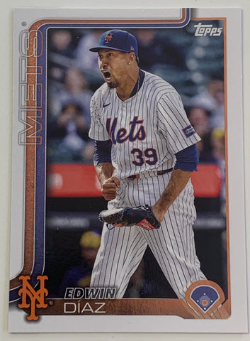 Edwin Diaz 2025 Topps Card NY Mets