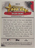 Dylan Crews 2025 “Stars of MLB” ROOKIE Insert Card WASHINGTON NATIONALS