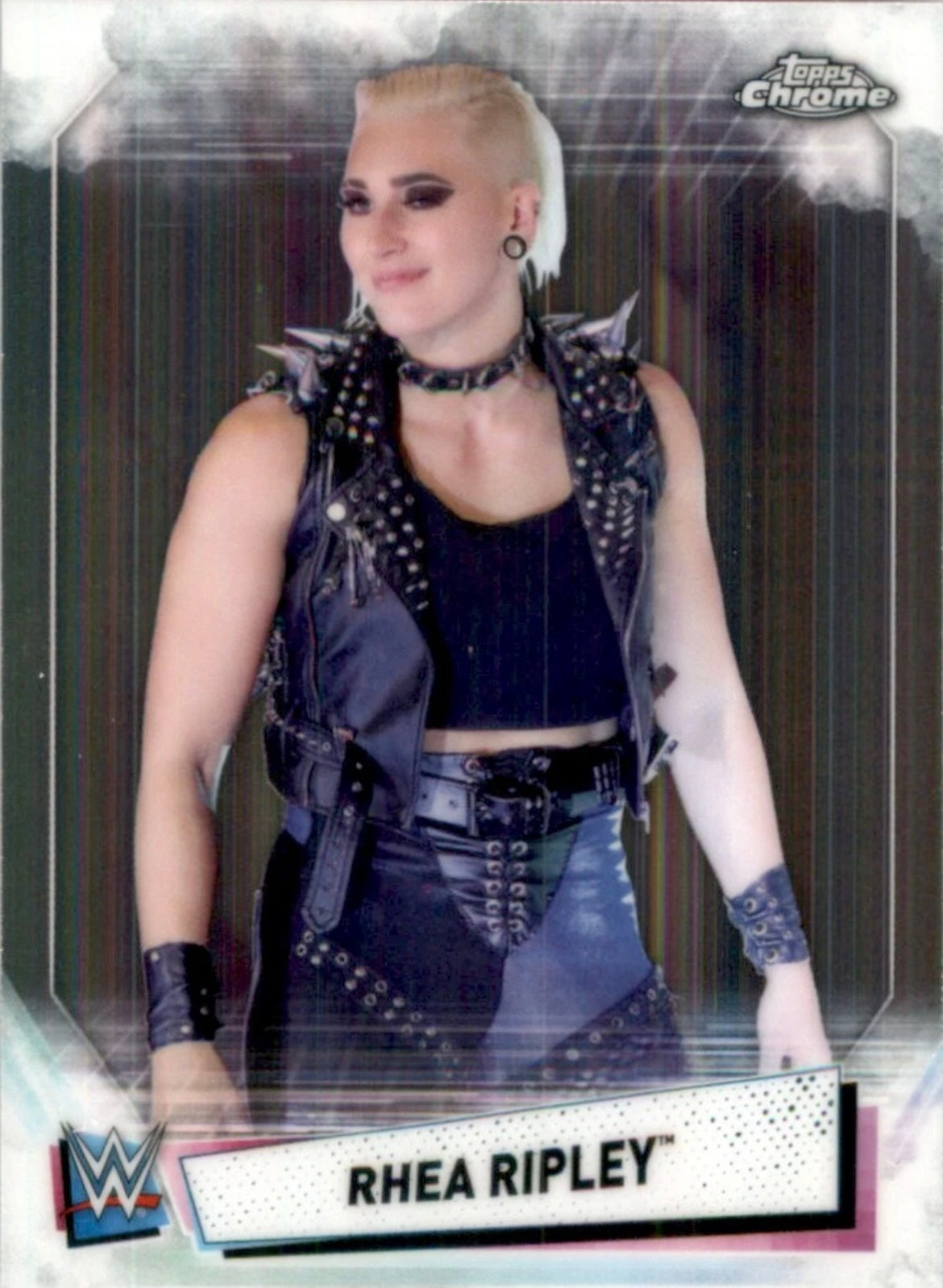 Rhea Ripley 2021 WWE Topps Chrome Card