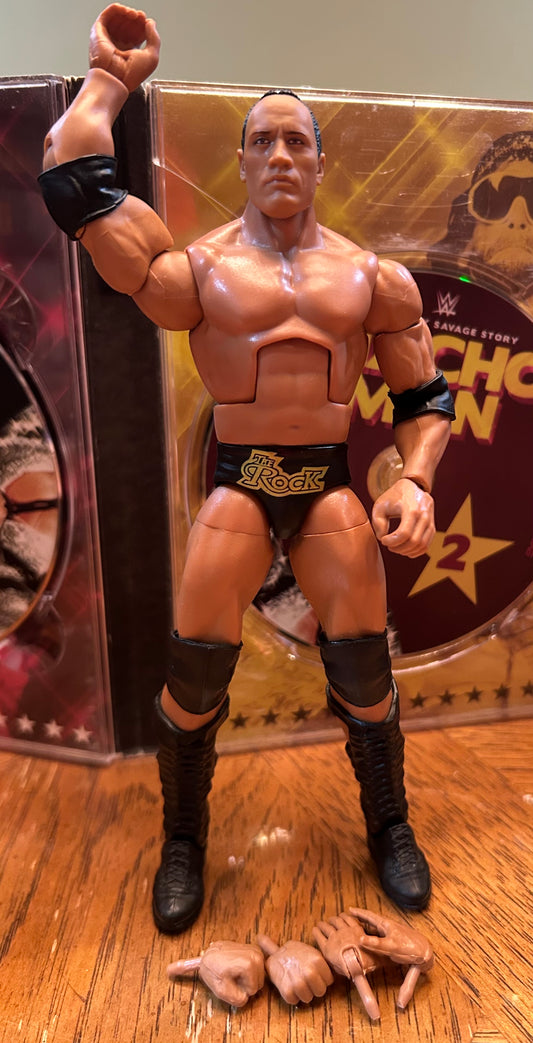 * The Rock WWE Mattel Elite Action Figure