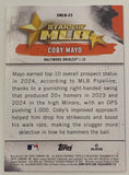 Coby Mayo 2025 “Stars of MLB” ROOKIE Insert Card BALTIMORE ORIOLES