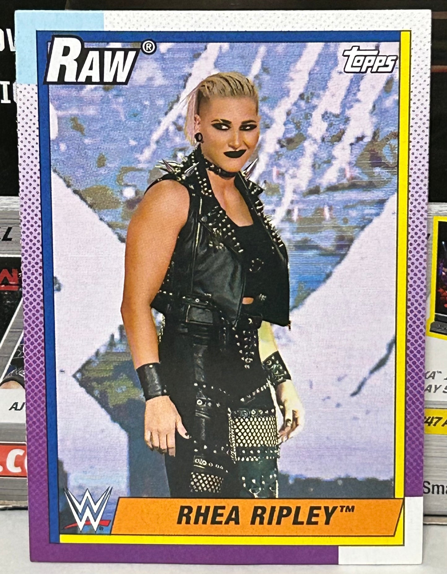 Rhea Ripley 2021 WWE Topps Heritage Card