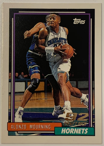 Alonzo Mourning 1992-93 Topps ROOKIE Card