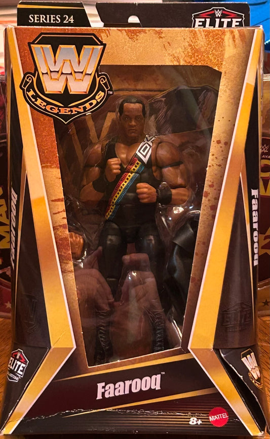 * Faarooq WWE Legends Elite Figure (box was opened, but Figure is Mint Condition)