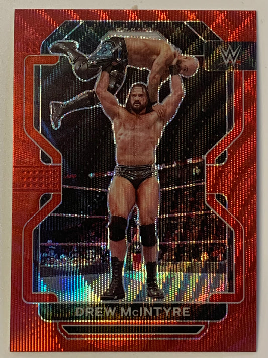 Drew McIntyre 2022 WWE Panini Prizm Red Ruby Wave