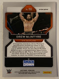 Drew McIntyre 2022 WWE Panini Prizm Red Ruby Wave Refractor Card