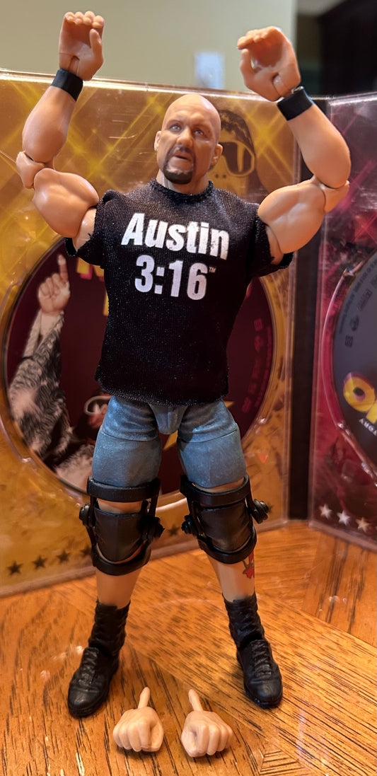 *  Stone Cold Steve Austin WWE Mattel Elite Action Figure
