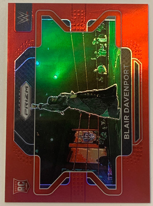 Blair Davenport 2022 WWE Panini Prizm Red Refractor ROOKIE #232/299