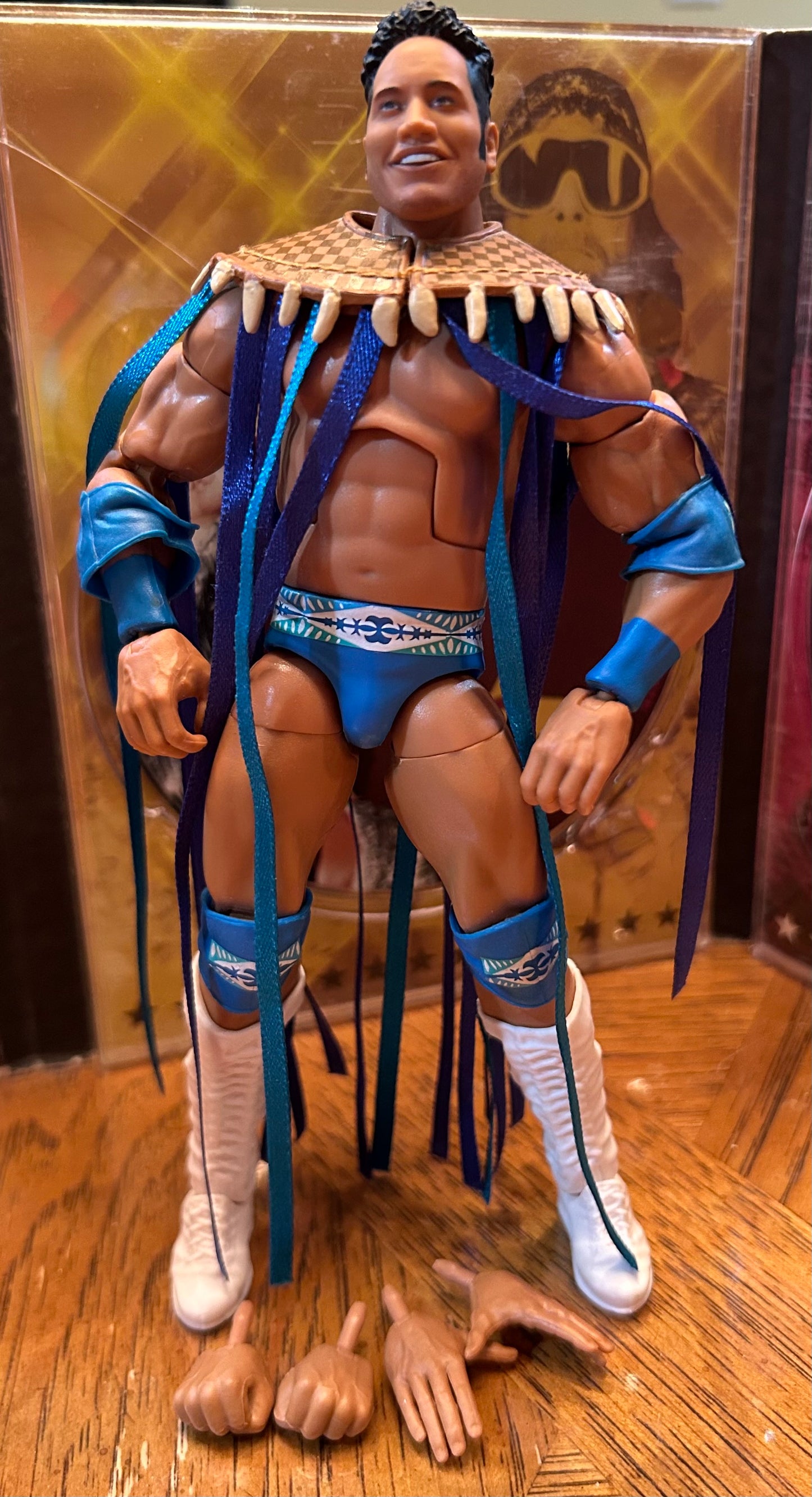 * Rocky Maivia WWE Mattel Elite Action Figure
