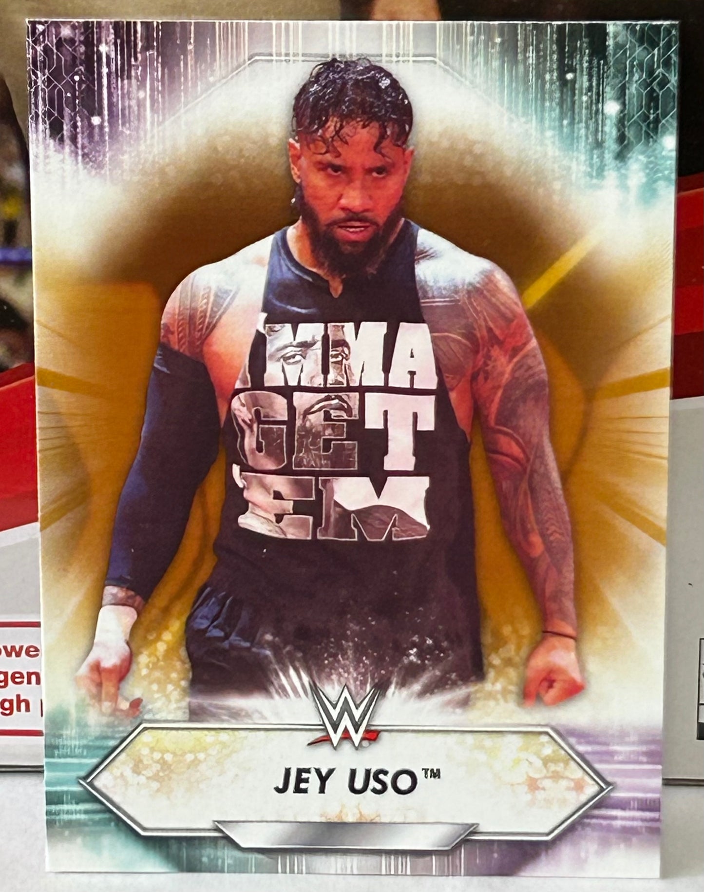 Jey Uso 2021 Topps Card (YEET)
