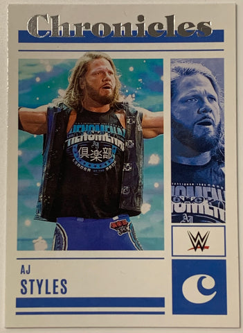 AJ Styles 2023 WWE Panini Chronicles Card