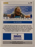 AJ Styles 2023 WWE Panini Chronicles Card