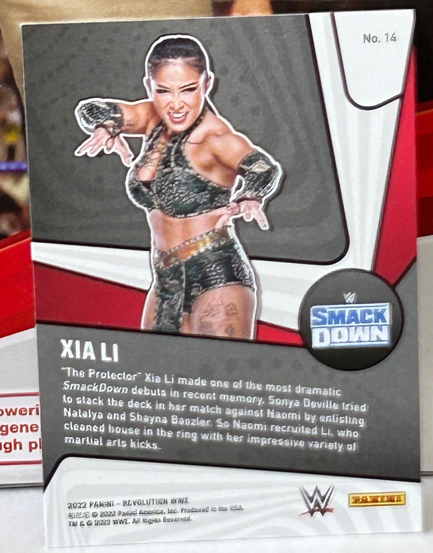 Xia Li 2022 WWE Panini Revolution “SUPERNOVA” Insert Card