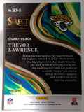 Trevor Lawrence 2022 Panini Select Prizm Concourse Silver Refractor Sensations Card