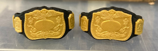+ WWE Figures Tag Team Championship Belts (Lot of 2)