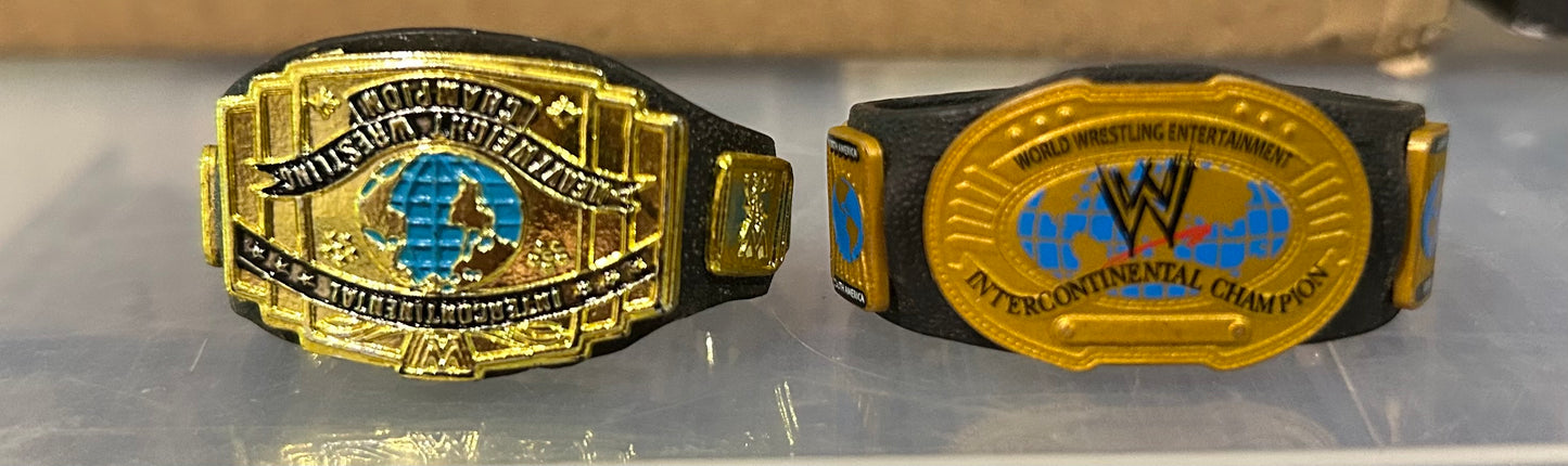 + WWE Intercontinental Championship Belts (Lot of 2)