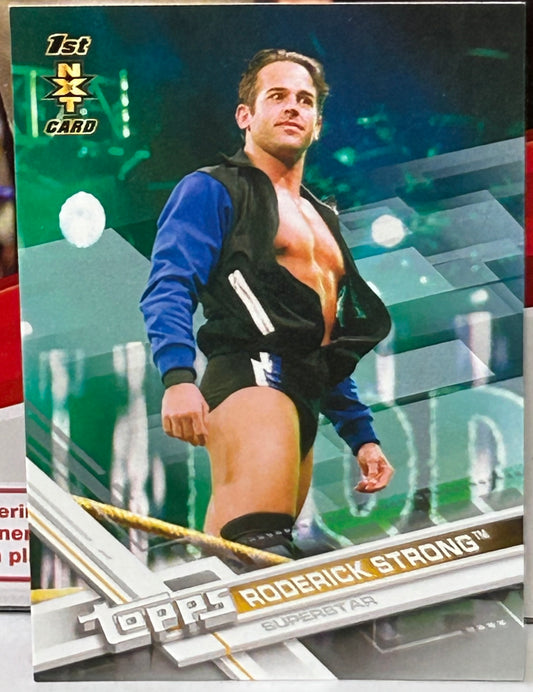 Roderick Strong 2017 WWE Topps NXT Silver Parallel RC #3/25