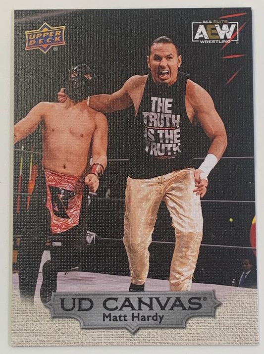 Matt Hardy 2022 AEW Upper Deck CANVAS C21