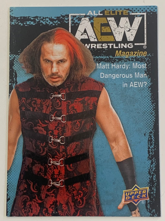 Matt Hardy 2021 AEW Upper Deck Magazine Card