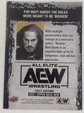 Matt Hardy 2021 AEW Upper Deck Magazine Card