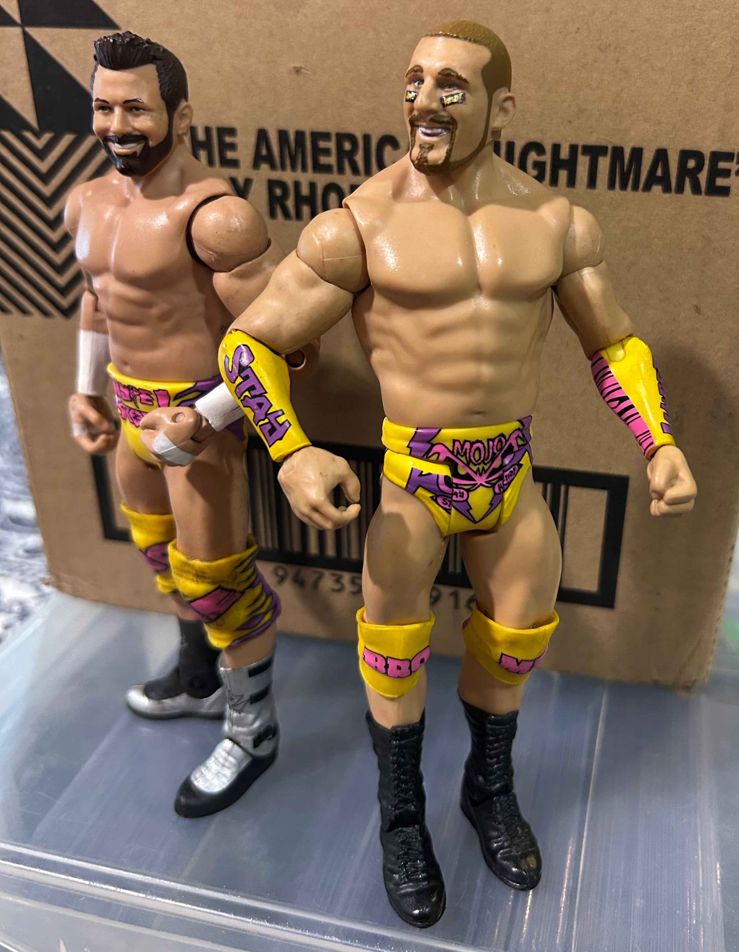 Lyle Rexer The Edge of Vision ライル・レクサー Hype Bros WWE Mattel Action Figures (Zack Ryder & Mojo Rawley