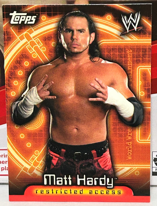 Matt Hardy 2006 WWE Topps Restricted Access