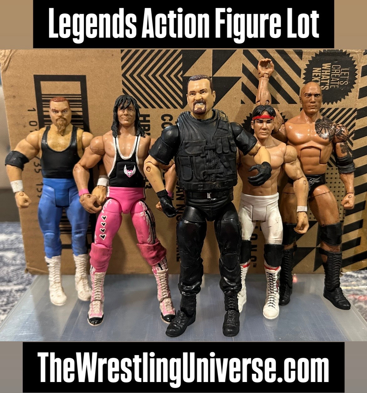 + WWE Legends Action Figures Lot (You get All 5 Figures)