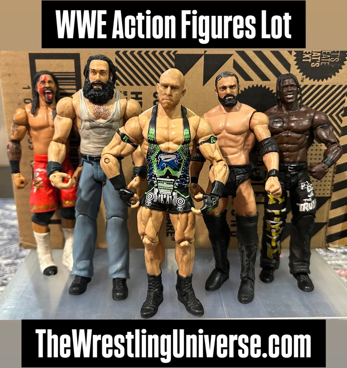 + WWE Action Figures Lot (You Get All 5 Figures)