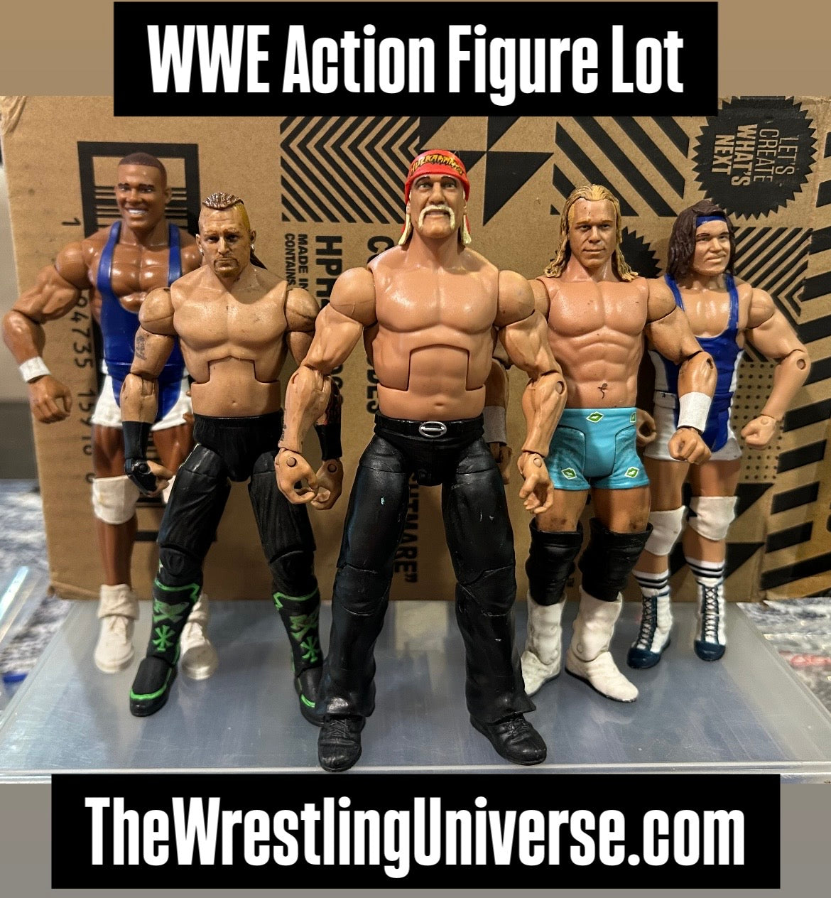 + WWE Action Figures Lot (You Get All 5 Figures)